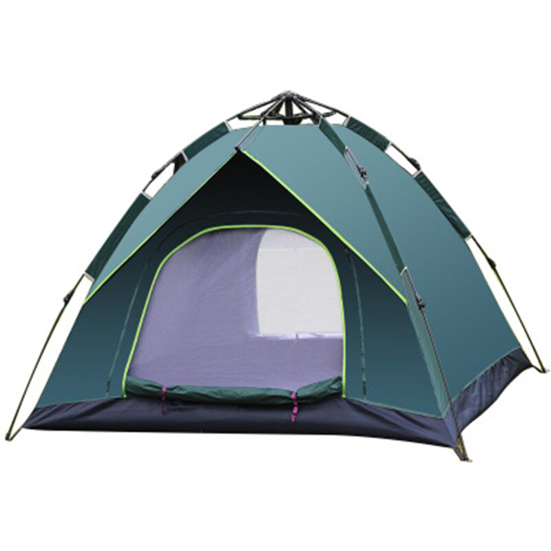 완전 자동 빠른 설치 캠핑 텐트 3-4 인용, 가짜 더블 레이어, 태양 보호, Bbomb, 야외 텐트